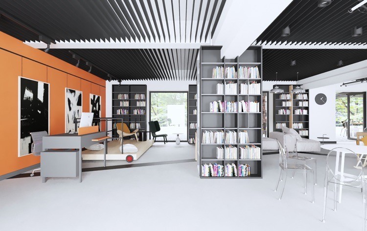 Czy czytelnikom spodoba się w nowej bibliotece?, Sikora Wnętrza Architektura